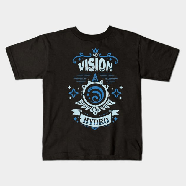 Genshin impact Hydro Kids T-Shirt by Typhoonic